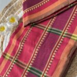 Narayanpet Red temple weaves - ZAR501