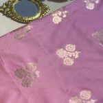 Banarasi soft silk - Baby Pink - ZAR560