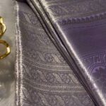Metallic tissue silk saree - Lavender ZAR509