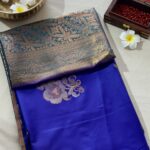 Premium soft silk - Sapphire Purple Blue - ZAR556